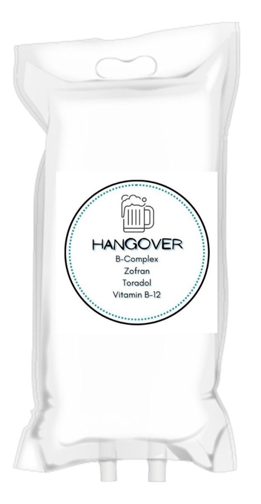 Hangover IV Drip Bag